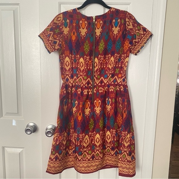 Modcloth "Naturalist Talent" Dress in Rust Sz XS NWOT - Picture 6 of 9